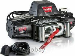 WARN 103254 VR EVO 12 Electric 12V DC 12,000lb Winch with Steel Cable Wire Rope