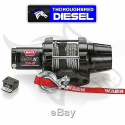 WARN VRX 35-S POWERSPORT WINCH 3/16 Synthetic Rope 50 Foot 3,500 LB Capacity