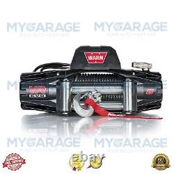 WARN VR Evo 8 Electric 12V DC Winch With Steel Cable Wire Rope, 8,000 Lb Cap