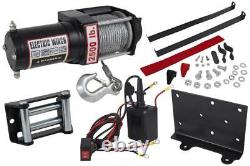 WINCH With REMOTE CONTROL FITS 2500LB ELECTRIC ATV UTV BOAT UTILITY TOWING TRAILER