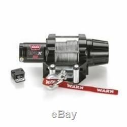 Warn 101025 VRX 25 Electric Winch, 2,500 lbs, Roller Fairlead 50 ft. Cable