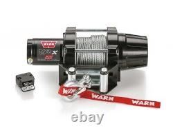 Warn 101025 VRX 25 Wire Rope Powersports Winch WITHH FREE BUMP STOP