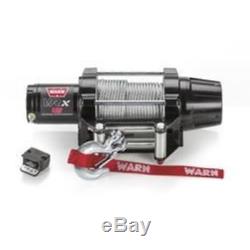 Warn 101045 VRX 45 Electric Winch, 4,500 lbs, Roller Fairlead 50 ft. Cable