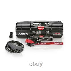 Warn 101140 Axon 45-S Powersport Winch 12V 50'x1/4 Spydura Cable Rope 45000 lbs