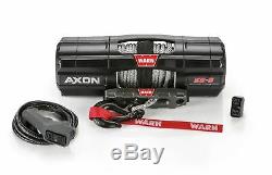 Warn AXON Powersport Winch 5500 lbs. /2495 kg 50 ft. Of 1/4 in. Synthetic Rope