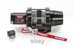 Warn VRX 25S Powersport Winch with 2,500 lb Capacity Synthetic Rope 101020