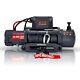Winch-13000 Lb. 12v Towing Winch Kit With Synthetic Rope, 2 Wireless Remote