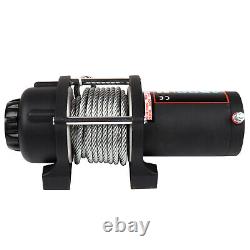 Winch 4500LBS Electric Cable Winch Steel Rope 4WD Off Road Truck ATV UTV