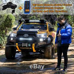 Wireless 3500lb 12V Electric Recovery Winch Truck SUV Durable Remote Control 4WD