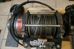 Working Warn M15000 Winch 15000 lb. 12V Self-Recovery Winch Cable Hook Control