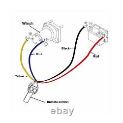 XPV AUTO 2500lbs Electric Winch 12V Waterproof Steel Cable with Wi. FMBI Sales