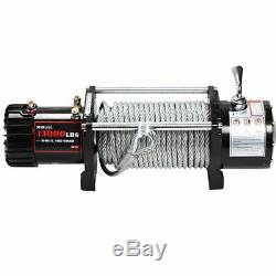 X-BULL12V Wireless Steel Cable 13000LBS/5897KGS Electric Winch for 4WD 4x4 Of