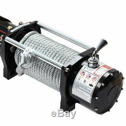 X-BULL12V Wireless Steel Cable 13000LBS/5897KGS Electric Winch for 4WD 4x4 Of