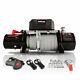 X-bull12v Waterproof Steel Cable Electric Winch 12000 Lb Corded Control For Jeep