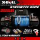 X-bull 12v 12000lbs Electric Winch Synthetic Blue Rope Off Road Jeep Truck 4wd