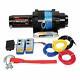 X-bull 12v 4500lbs Electric Synthetic Rope Atv Winch Kits Off Road With Wirel
