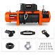 X-bull 12v Electric Winch 13000lb Winch Synthetic Rope Truck Towing Trailer