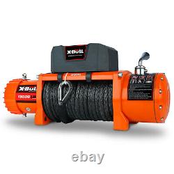 X-BULL 13000LBS Electric Waterproof Winch Synthetic Off-Road Towing Trailer 4WD