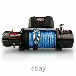 X-BULL 13000LBS Electric Winch Synthetic Towing Trailer Remote Control Off-Road#