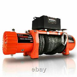 X-BULL 13000LBS Electric Winch Waterproof Synthetic Off-Road Towing Trailer 4WD
