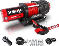 X-BULL 4500 lbs Winch 12V Electric Winch Kits with Fairlead, ATV/UTV Winch with