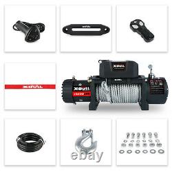 X-BULL Electric Car Winch 12V waterproof Steel Cable 13000lb with Corded Control