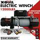 X-bull Electric Winch 12000lbs 12v Steel Cable Truck Trailer Towing Off Road 4wd