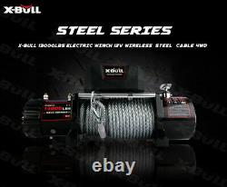 X-BULL Electric Winch 12V 13000LBS Steel Cable OffRoad Jeep TruckTowingTrailerAA