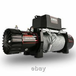 X-BULL Electric Winch 13000LBS 12V Towing Truck Trailer Steel Cable Off-Road 4WD