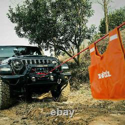 X-BULL Electric Winch 13000LB 12V Synthetic Rope Jeep Towing Truck Off Road 4WD