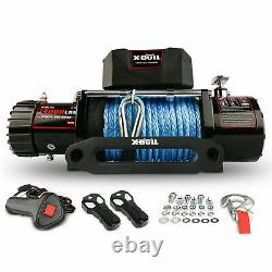 X-BULL Electric Winch 13000Lbs 12V Synthetic Rope Jeep Trailer Towing Truck 4WD