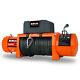 X-bull Electric Winch 13000lbs 12v Synthetic Rope Winch Trailer Towing Truck
