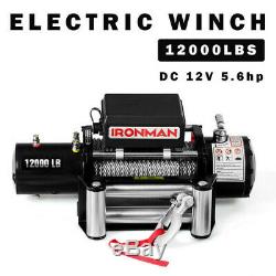 12000 Lbs Électrique 12v Télécommande Sans Fil Winch At5271 Wc