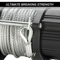 4500lbs Steel Cable Electric Winch Recovery For Atv Ute Offroad Withremote Control (en)