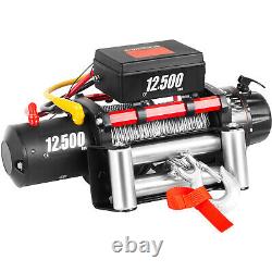 Camion Winch Electric Winch 12500lbs 12v Power Winch 85ft Steel Cable For Utv Atv