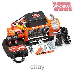 Electric Winch 13500lb 12v Rope Synthétique Winchmax 4x4/recovery Dyneema Sans Fil