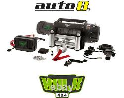 Hulk 4x4 Hu9500s Electric Winch 4300kg 9500lbs Steel Cable Wireless Remote Ip67