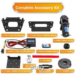 Kit combo de treuil électrique de 4500 lb pour le Kawasaki Teryx KRX 1000/4 1000 de 2020 et plus