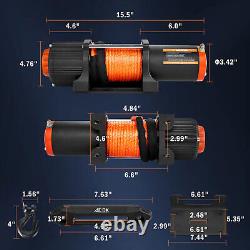 Kit de treuil électrique AC-DK 4500LB avec corde synthétique pour remorquage hors route ATV UTV Trailer