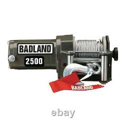 New Badland 2500 Lbs. Treuil Électrique Atv/utility Avec Télécommande Sans Fil