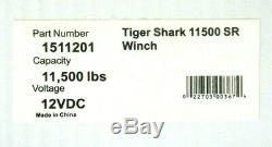 Nib Superwinch 1511201 Tiger Shark Ts 11500 12v Sr Winch 11500 Lbs Ts11500sr