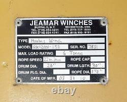 Nouveau Jeamar Marine Navy Mooring Electric Winch Rk12000-150 Max Load 12.000 Lbs