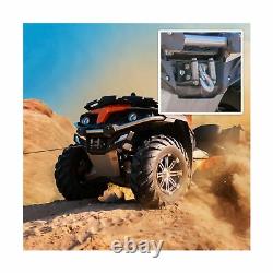 Orcish 3500-lb Electric Steel Cable Line Atv/utv Winch Kit With Wireless Remo