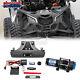 Pour 2017-2024 Can-am Maverick X3 Max Utv 4500lb Combo Kit De Montage De Treuil Électrique