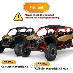 Pour 2017-2024 Can-Am Maverick X3/X3 Max UTV 4500lb Ensemble de Montage Treuil Électrique 12V