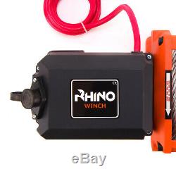 Rhino 17500lb Heavy Duty Câble D'acier, 4x4, Camion Électrique De Récupération Winch