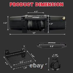 Treuil électrique OPENROAD 4500lbs, Treuil ATV 12V Kits étanches