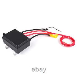 Treuil électrique de 13000lbs 12V étanche pour camion 4WD remorque avec corde synthétique