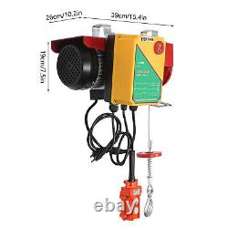 Treuil électrique portable à poulie 110V 1800W 2200lbs avec commande filaire et sans fil