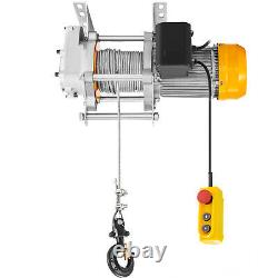 Vevor 1760lbs Electric Hoist Winch Lifting Engine Crane Lift Hook Avec Télécommande